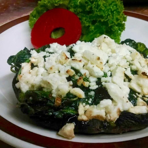 Grilled Stuffed Portobello Mushroom
